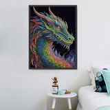 Dragon 5d Diy Diamond Painting Kits UK Handwork Hobby MJ2129