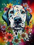 Dog 5d Diy Diamond Painting Kits UK Handwork Hobby MJ9134