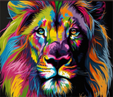 Lion 5d Diy Diamond Painting Kits UK Handwork Hobby MJ9209