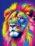 Lion 5d Diy Diamond Painting Kits UK Handwork Hobby MJ9212
