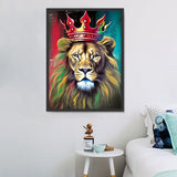 Lion 5d Diy Diamond Painting Kits UK Handwork Hobby MJ9220