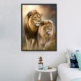 Lion 5d Diy Diamond Painting Kits UK Handwork Hobby MJ9230