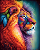 Lion 5d Diy Diamond Painting Kits UK Handwork Hobby MJ9240