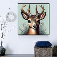 Deer 5d Diy Diamond Painting Kits UK Handwork Hobby MJ9258