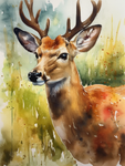 Deer 5d Diy Diamond Painting Kits UK Handwork Hobby MJ9335