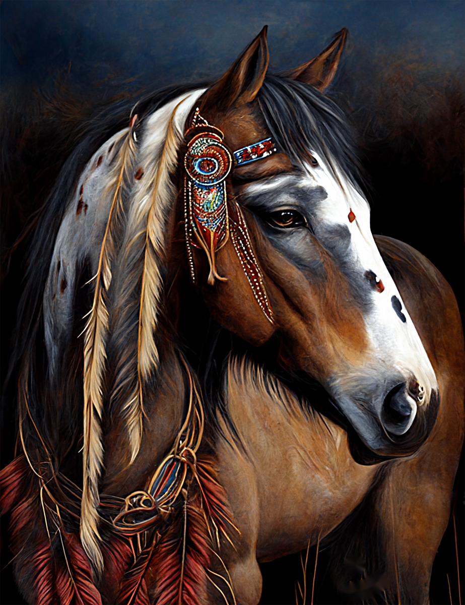 5D Diamond Painting Horse Spirit Kit