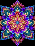 Mandala 5d Diy Diamond Painting Kits UK Handwork Hobby MJ9524