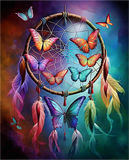 Dream Catcher 5d Diy Diamond Painting Kits UK Handwork Hobby MJ9544