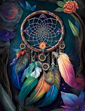 Dream Catcher 5d Diy Diamond Painting Kits UK Handwork Hobby MJ9562
