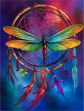 Dream Catcher 5d Diy Diamond Painting Kits UK Handwork Hobby MJ9563