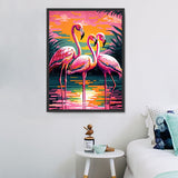 Flamingo 5d Diy Diamond Painting Kits UK Handwork Hobby MJ9632