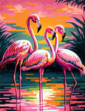 Flamingo 5d Diy Diamond Painting Kits UK Handwork Hobby MJ9632