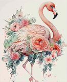 Flamingo 5d Diy Diamond Painting Kits UK Handwork Hobby MJ9647