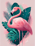 Flamingo 5d Diy Diamond Painting Kits UK Handwork Hobby MJ9660
