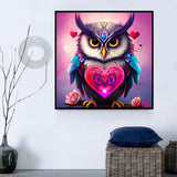 Owl 5d Diy Diamond Painting Kits UK Handwork Hobby MJ9739
