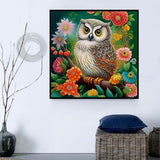 Owl 5d Diy Diamond Painting Kits UK Handwork Hobby MJ9744