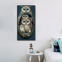 Owl 5d Diy Diamond Painting Kits UK Handwork Hobby MJ9749