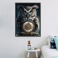 Owl 5d Diy Diamond Painting Kits UK Handwork Hobby MJ9777