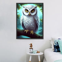 Owl 5d Diy Diamond Painting Kits UK Handwork Hobby MJ9794