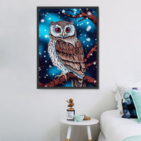 Owl 5d Diy Diamond Painting Kits UK Handwork Hobby MJ9798