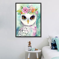 Owl 5d Diy Diamond Painting Kits UK Handwork Hobby MJ9799