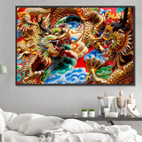 Dragon 5d Diy Diamond Painting Kits UK Handwork Hobby PX1128346
