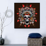 Skull 5d Diy Diamond Painting Kits UK Handwork Hobby RF106294217