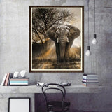 Elephant 5d Diy Diamond Painting Kits UK Handwork Hobby VM1002