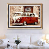 Bus 5d Diy Diamond Painting Kits UK Handwork Hobby VM2048