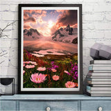 Flower 5d Diy Diamond Painting Kits UK Handwork Hobby VM42103