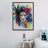 Lion 5d Diy Diamond Painting Kits UK Handwork Hobby VM96033