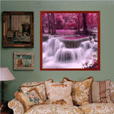 Waterfall 5d Diy Diamond Painting Kits UK Handwork Hobby AF9407