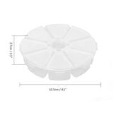 3pcs/lot Mini 8 Grids Rhinestone Plastic Containers Box Diamond Painting UK VM90356