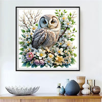 Owl 5d Diy Diamond Painting Kits UK Handwork Hobby FL3040