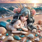 Mermaid 5d Diy Diamond Painting Kits UK Handwork Hobby FL4256