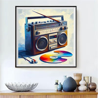 Music 5d Diy Diamond Painting Kits UK Handwork Hobby FL7802