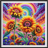 Sunflower 5d Diy Diamond Painting Kits UK Handwork Hobby FL4089