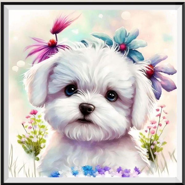 Dog 5d Diy Diamond Painting Kits UK Handwork Hobby PL9303