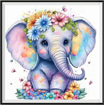 Elephant 5d Diy Diamond Painting Kits UK Handwork Hobby FL8163