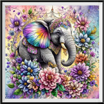 Elephant 5d Diy Diamond Painting Kits UK Handwork Hobby FL3295