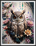 Owl 5d Diy Diamond Painting Kits UK Handwork Hobby FL2214