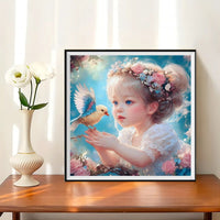 Little girl 5d Diy Diamond Painting Kits UK Handwork Hobby FL7003