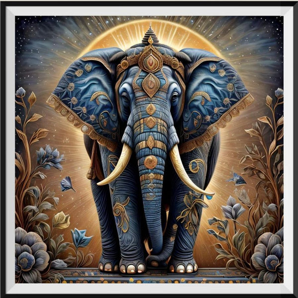 Elephant 5d Diy Diamond Painting Kits UK Handwork Hobby FL2030