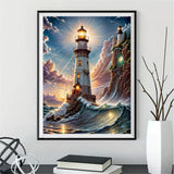 Lighthouse 5d Diy Diamond Painting Kits UK Handwork Hobby FL4502