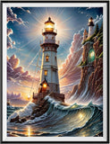 Lighthouse 5d Diy Diamond Painting Kits UK Handwork Hobby FL4502