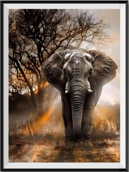 Elephant 5d Diy Diamond Painting Kits UK Handwork Hobby VM1002