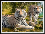 Tiger 5d Diy Diamond Painting Kits UK Handwork Hobby FL8071