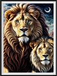 Lion 5d Diy Diamond Painting Kits UK Handwork Hobby FL3504