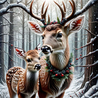 Deer 5d Diy Diamond Painting Kits UK Handwork Hobby FL3169
