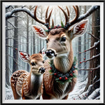 Deer 5d Diy Diamond Painting Kits UK Handwork Hobby FL3169